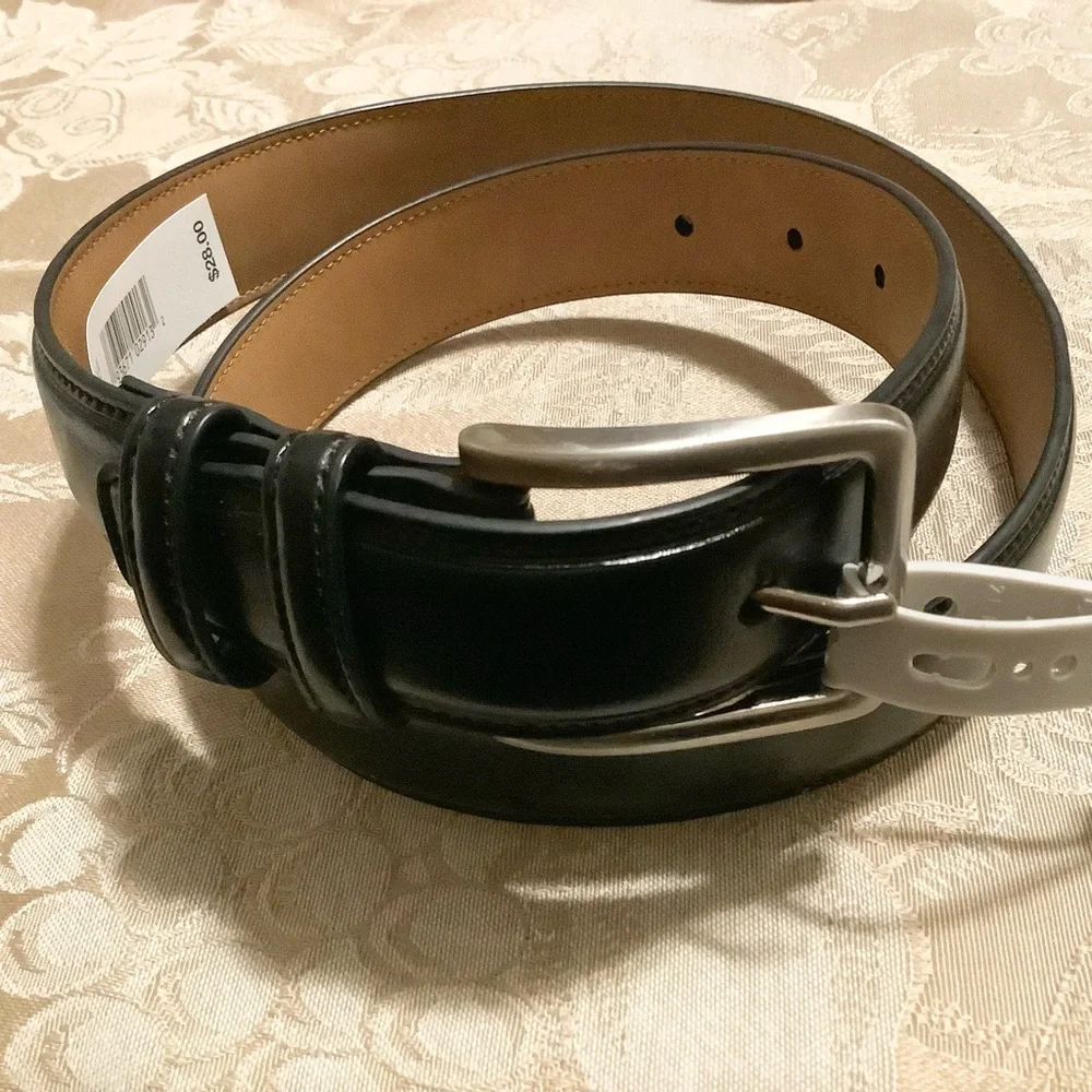 NWT Croft And Barrow Men’s Small Belt 30-32 Black